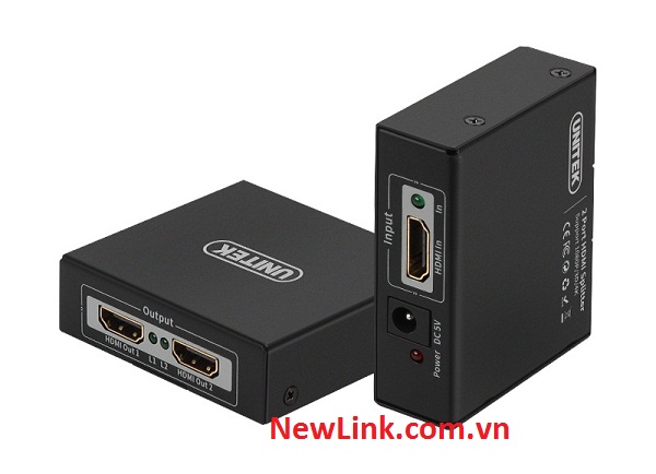 Bo chia hdmi 1 ra 2 Unitek Y-5183A